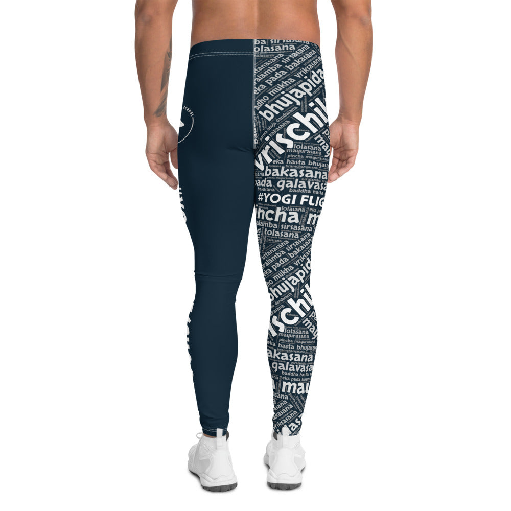 Sanskrit Leggings (Navy)