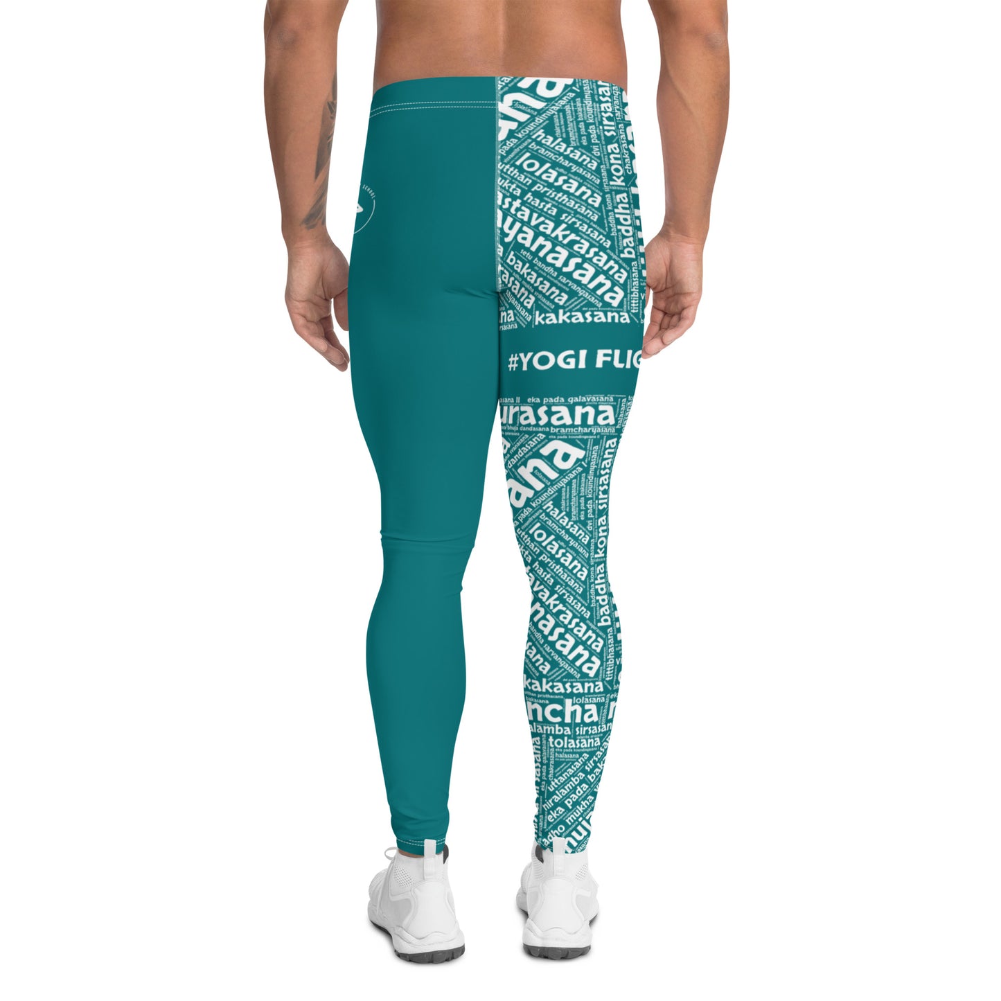 Sanskrit Men's Leggings (Teal)
