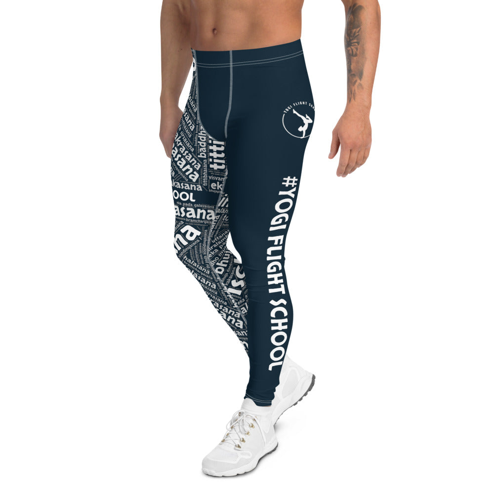 Sanskrit Leggings (Navy)
