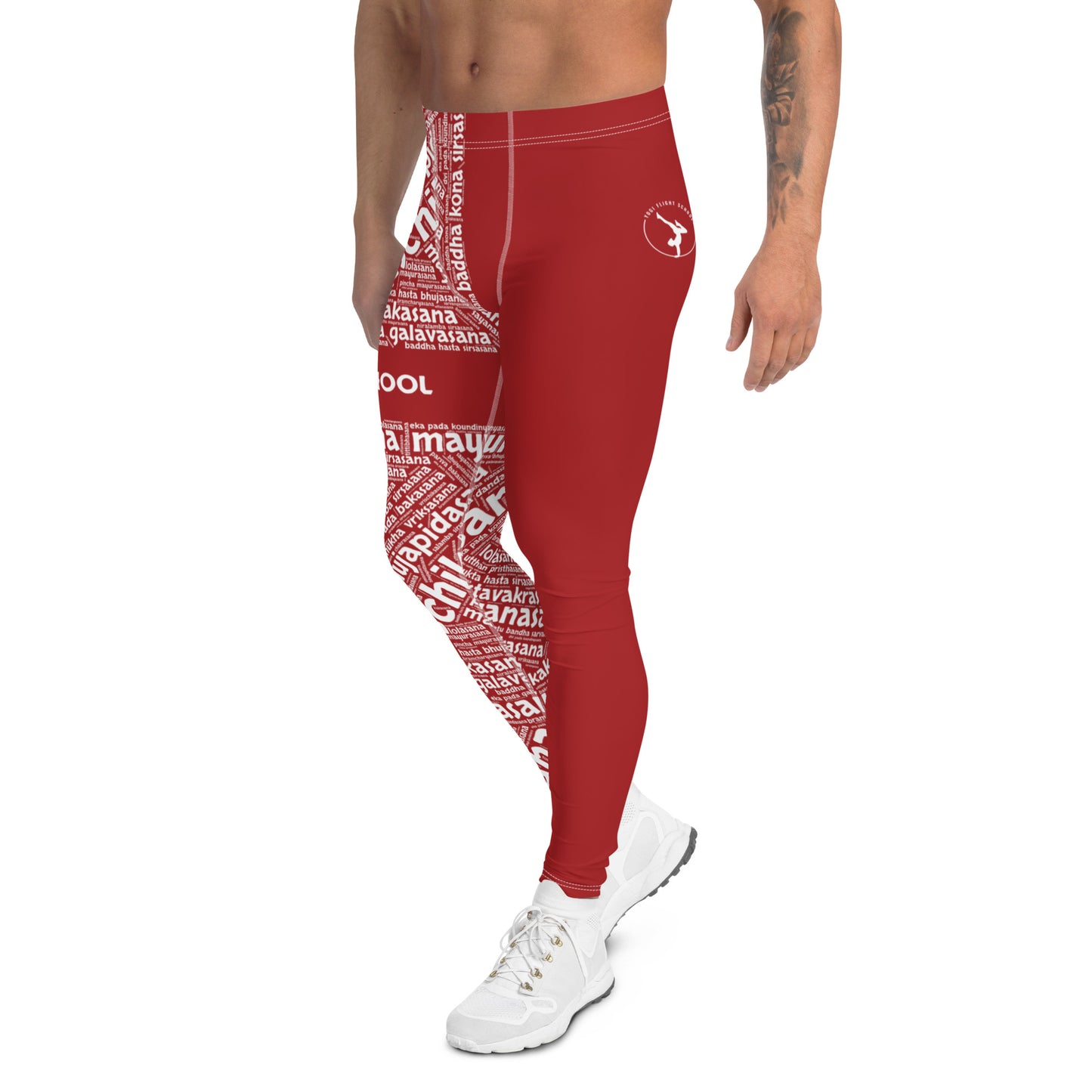 Sanskrit Men's Leggings (Red)