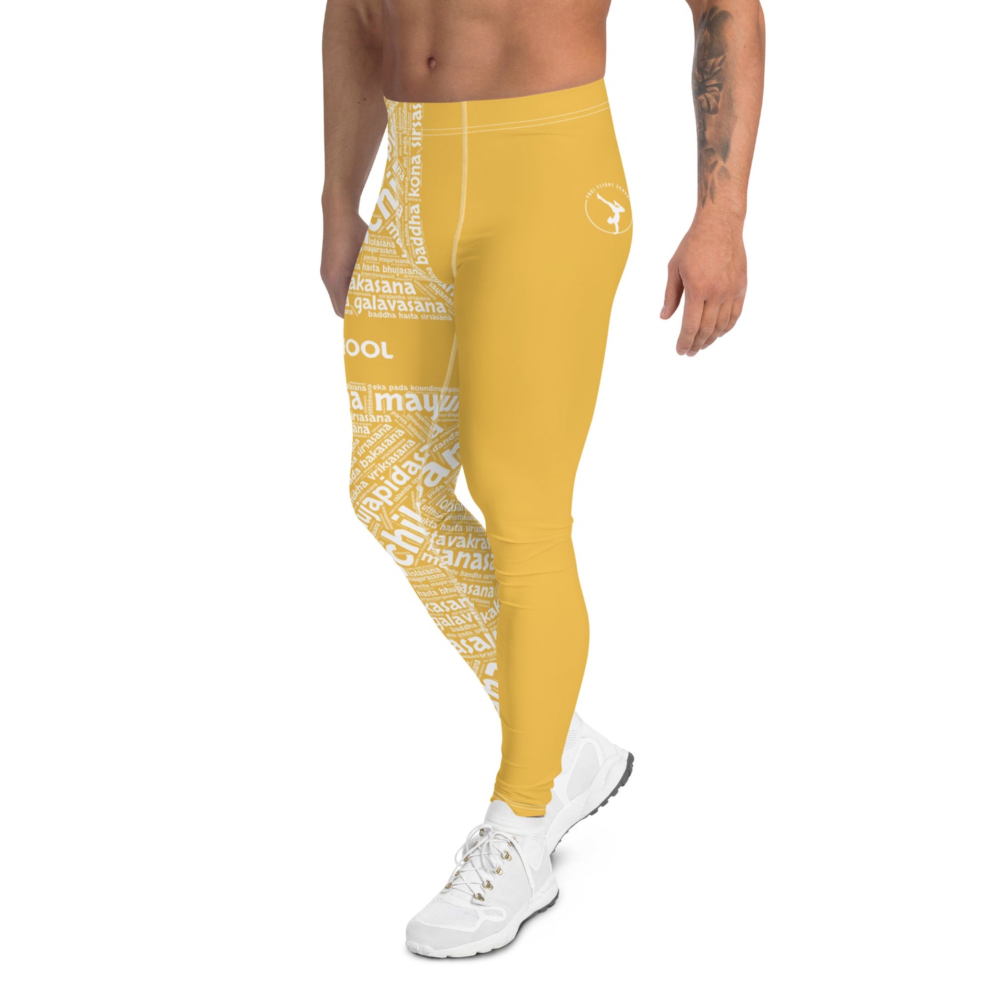 Sanskrit Men's Leggings (Yellow)