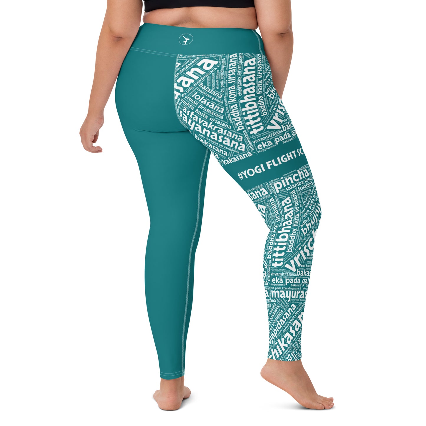 Sanskrit Leggings (Teal)