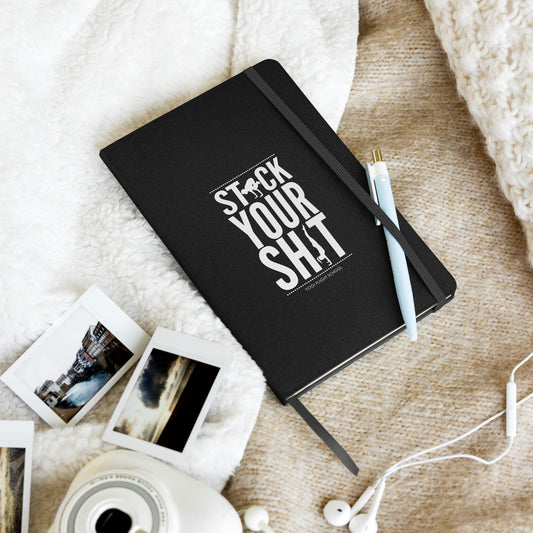 Stack Your Sh*t Hardcover bound notebook