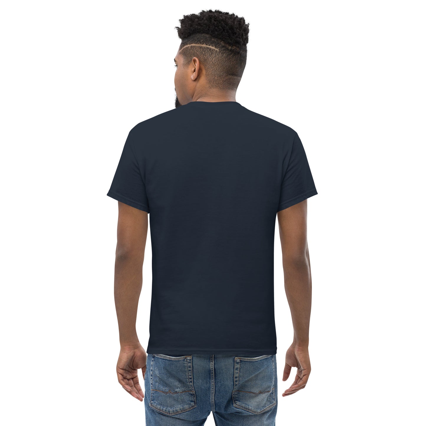 Handstands in Hellas: Unisex classic tee (Navy)