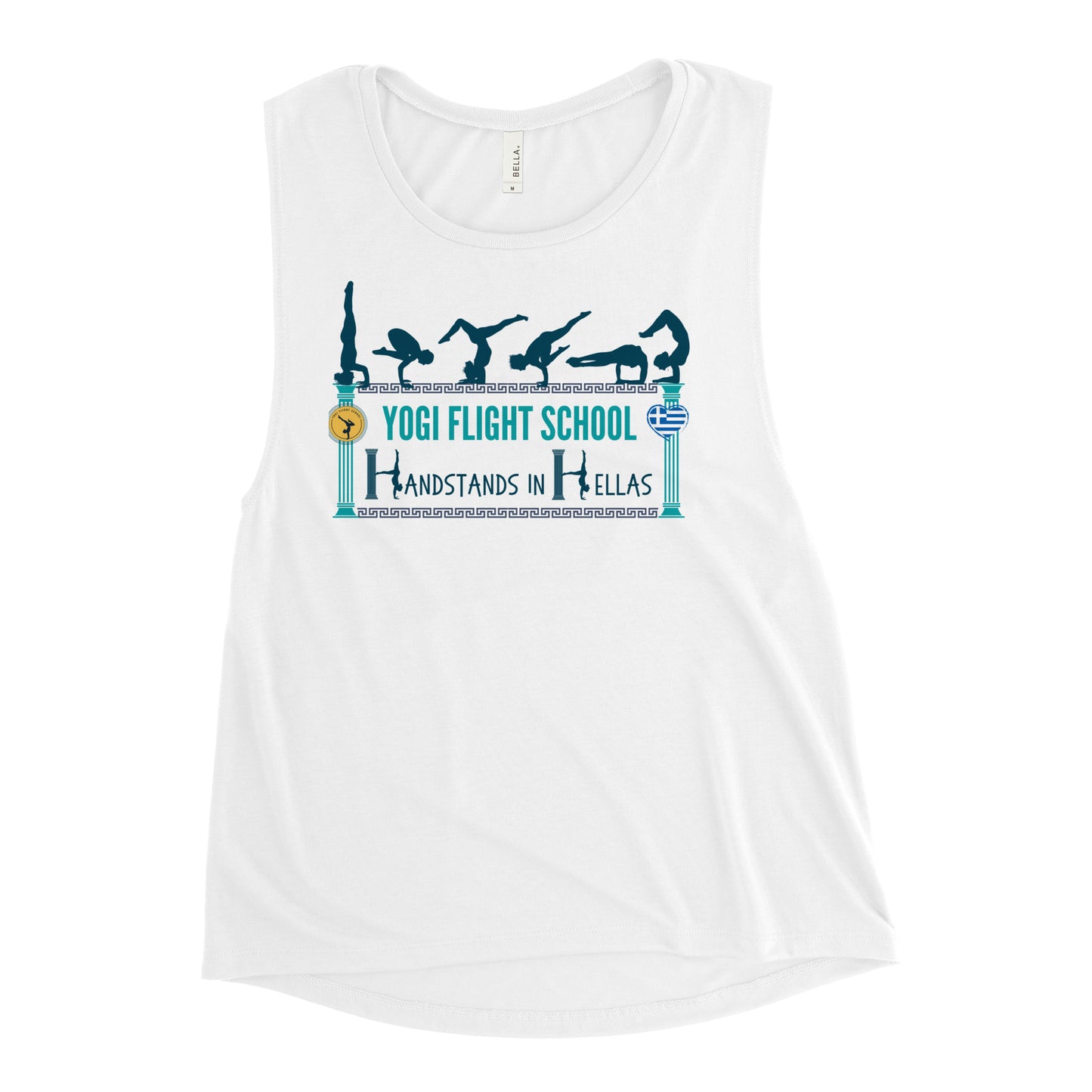 Handstands in Hellas: Muscle Tank (White)