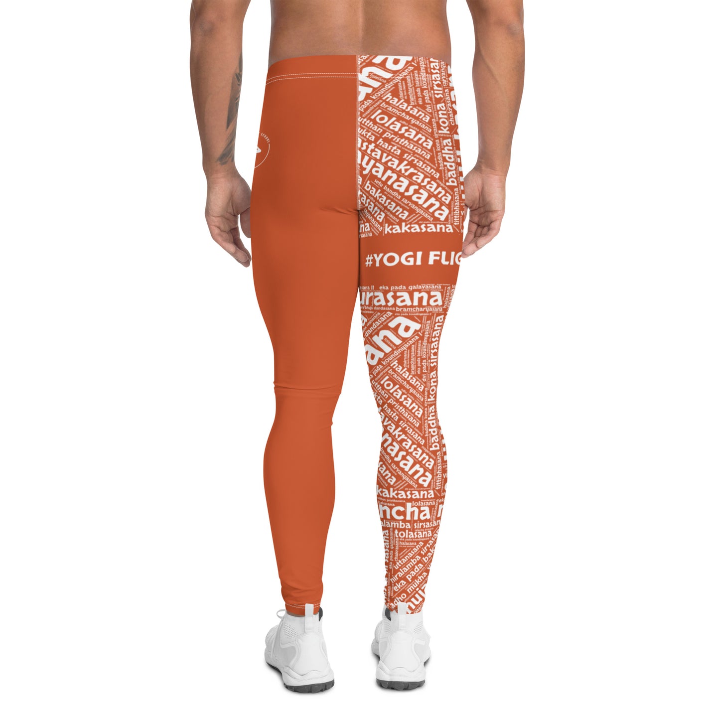 Sanskrit Men's Leggings (YFS Orange)
