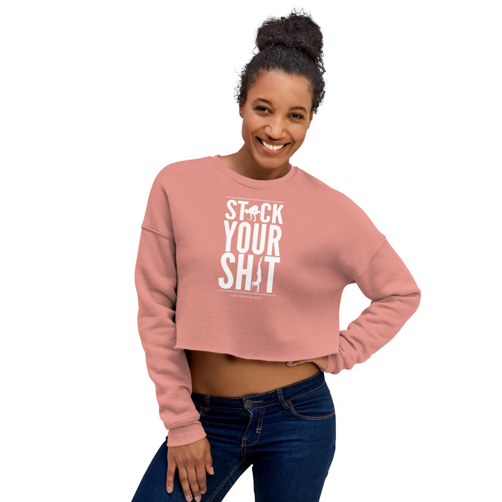 Stack Your Shit - Crop Sweatshirt (Multiple Color Options)